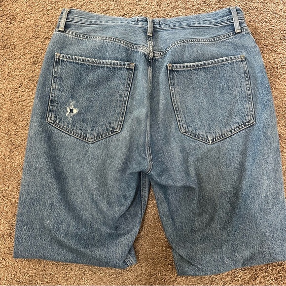 Agolde Riley High Rise Straight Crop - Picture 5 of 7